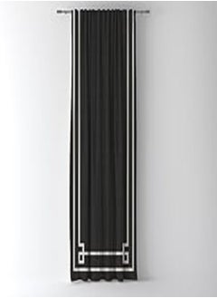 Greek Key Print Shatta Curtain Code-248 Single Side Stripe