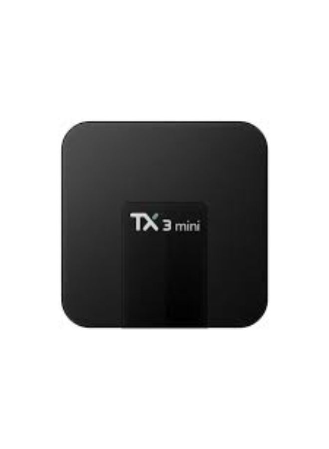 TX3 Mini Android 7.1 TV Box | Wi-Fi Streaming Media Player with HD 4K Video | Smart TV Box with Android OS | Compact & Portable - TX3 Mini Black - Image 1