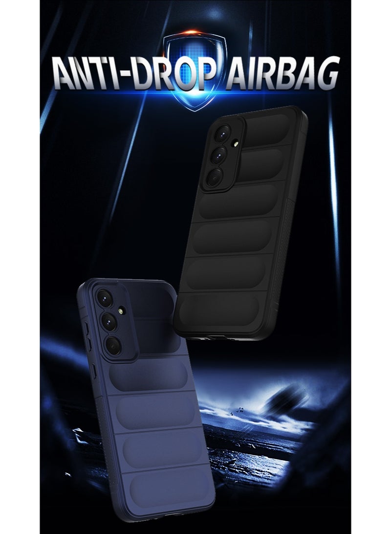 Phantom Shield Silicone Case with Anti-Scratch Soft Microfiber Lining, High Resilience Rubber Full Body Shockproof Cover Compatible with Samsung Galaxy A35 (Dark Green) - Image 2