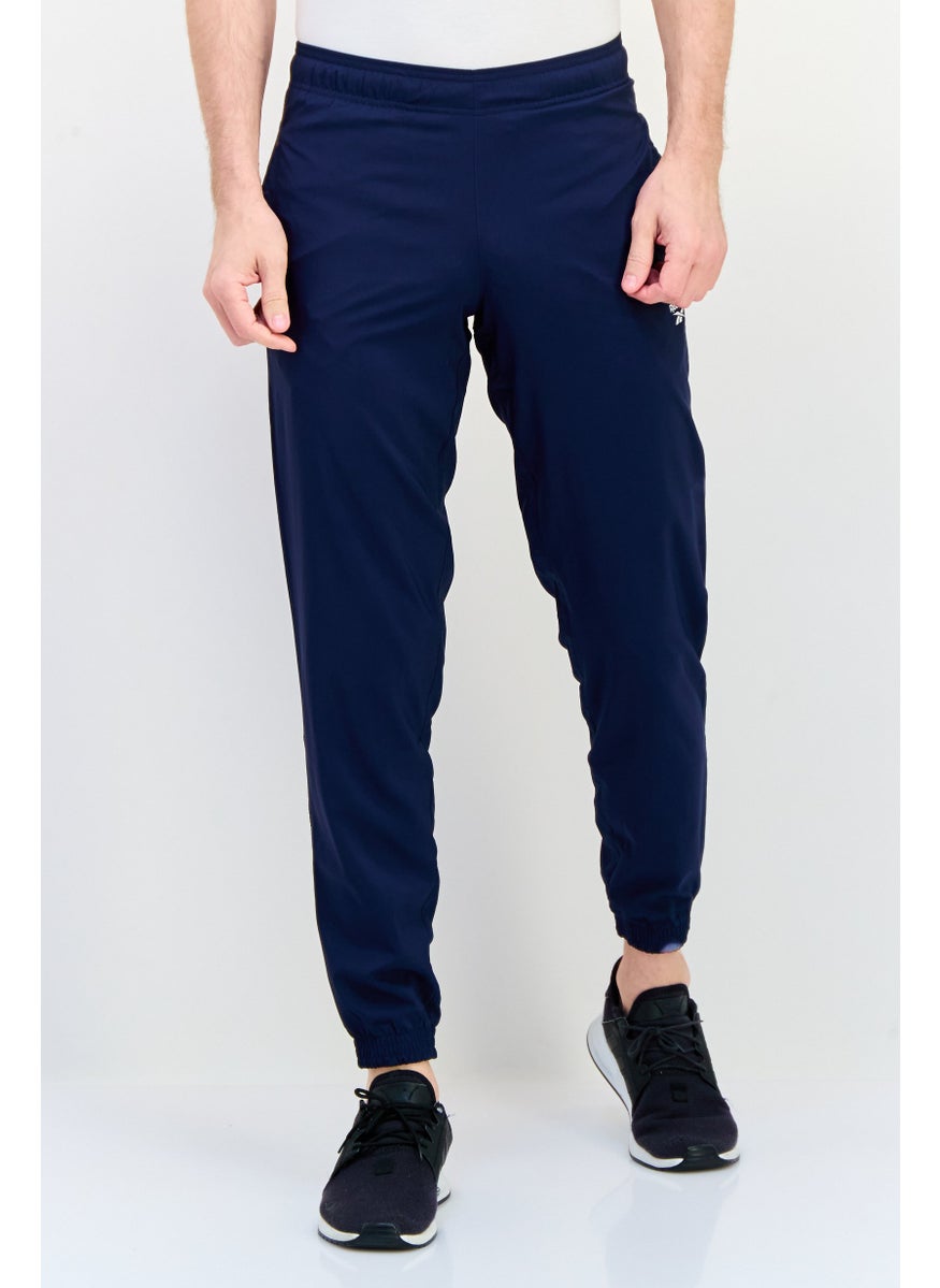 Reebok Men Sportswear Fit Brand Logo Training Track Pants, Navy  - Image 1