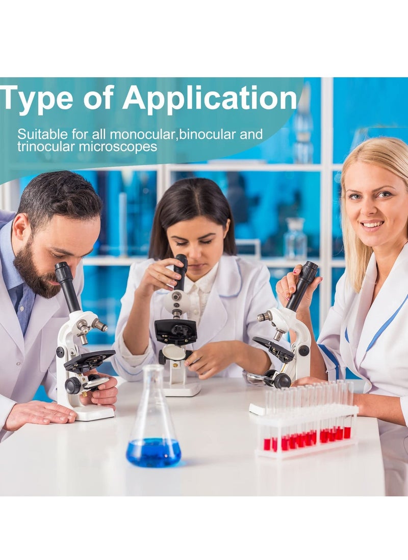 300 Pack Microscope Slides Coverslips, Glass Prepared Slides for Microscope Accessories, 200 Slides, 100 Coverslips, for Microscopy Experiments and Analysis, Suitable for Most Microscopes - Image 2