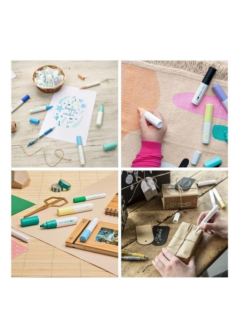 Pilot Pintor Pastel Water Based Paint Marker Set of 6  Broad 8.0mm tip - Image 4