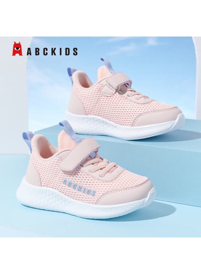 Abc Kids Kids Outdoor Sports Shoes Spring Autumn Breathable Casual Running Shoes Light Pink Size 30 - Image 3