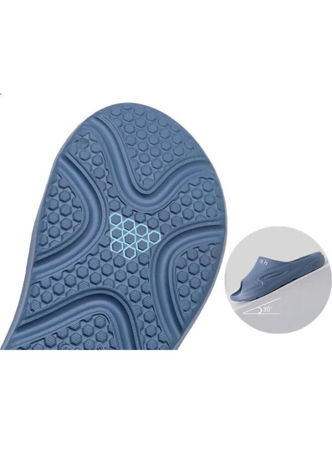 Pull Back Warrior Men'S Sports Outdoor Anti-Slip Wear-Resistant Shock-Absorbing Cool Slippers Hl0566 Blue Gray Size 44-45 - Image 3