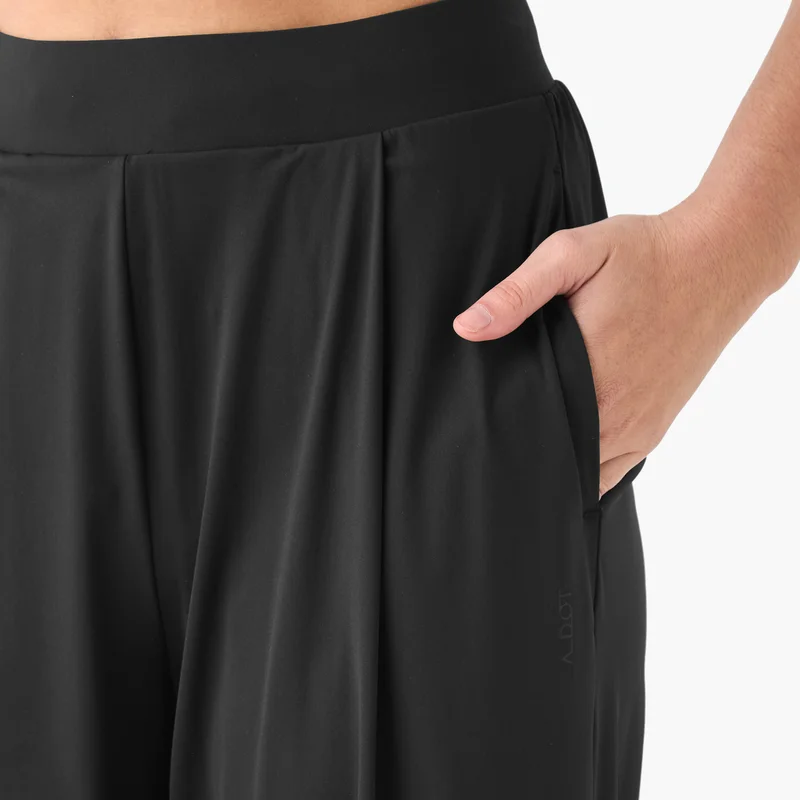 ADOT by Splash Wide Leg Track Pants with Elasticated Waistband and Pocket