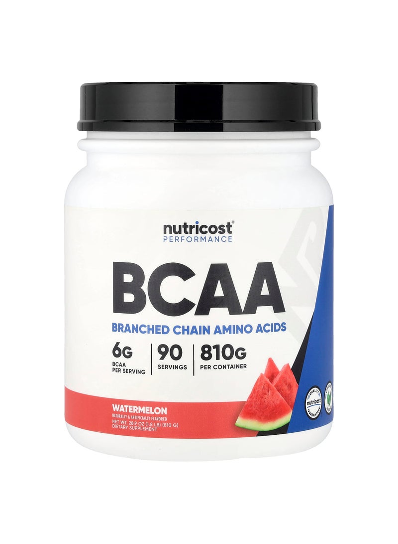 Nutricost Performance, BCAA, Watermelon, 1.8 lb (810 g)