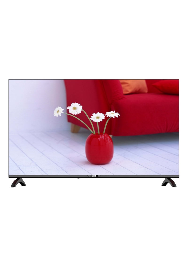 Visio - VISIO 65-Inch Frameless 4K Smart Android 14 TV with Built-in Satellite Receiver - Image 1