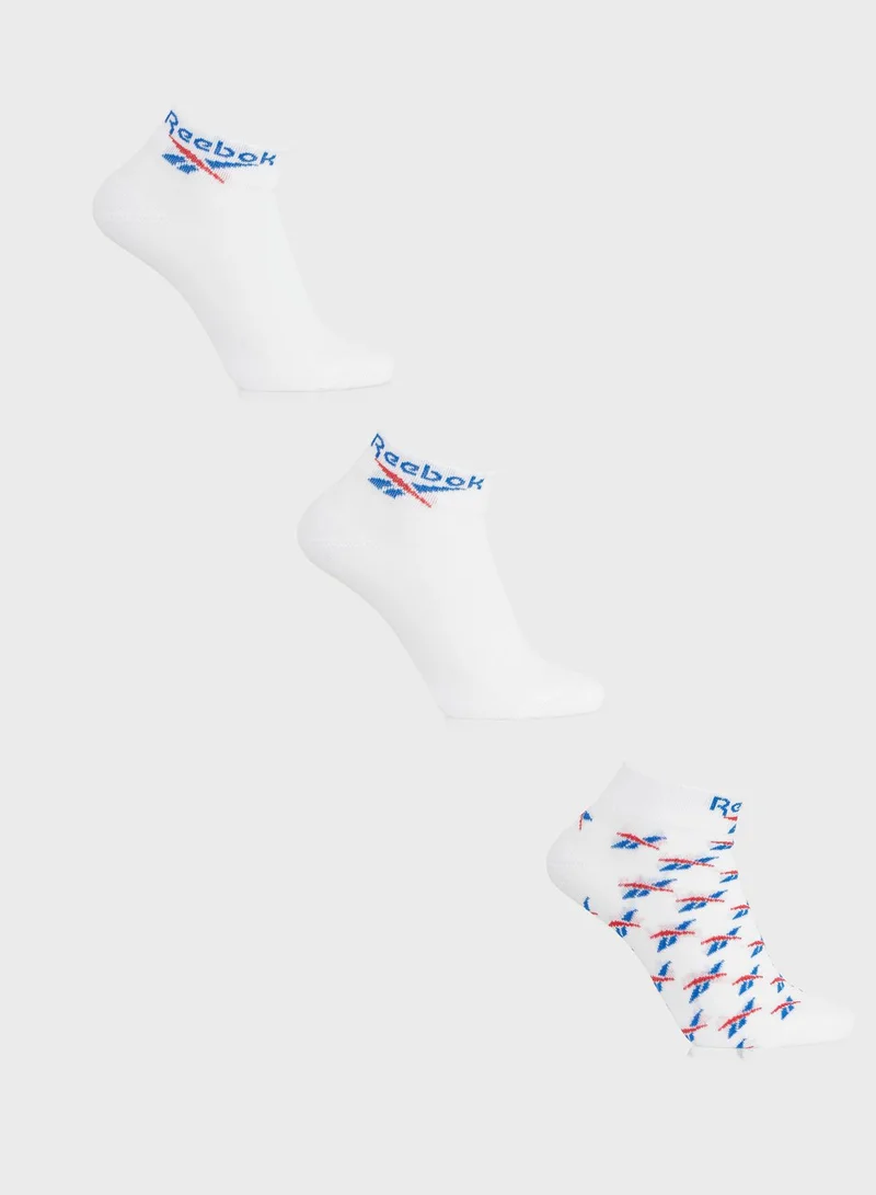 Reebok 3 Pack Of Cl Fo Ankle Socks