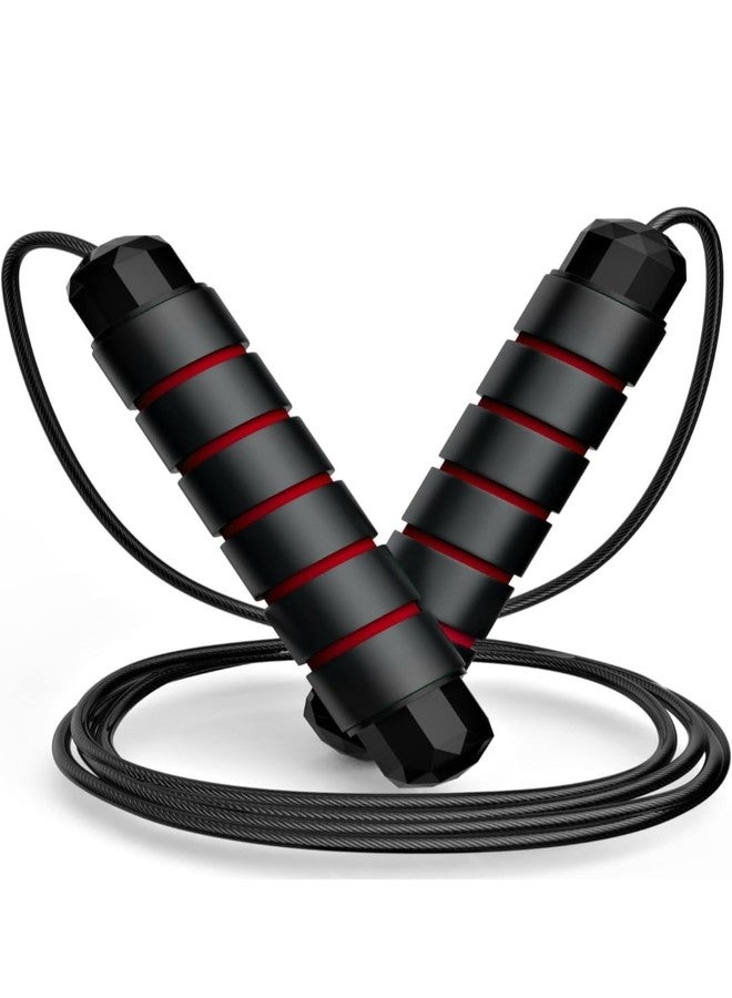 Ranasports Nylon Skipping Rope For Men&Women Adjustable Jumping Rope For Men Skipping Rope For Women Rassi Jumping Skipping Rope For Kids Jump Rope For Men Gym Rope/Exercise Rope For Men Workout-Black - Image 1