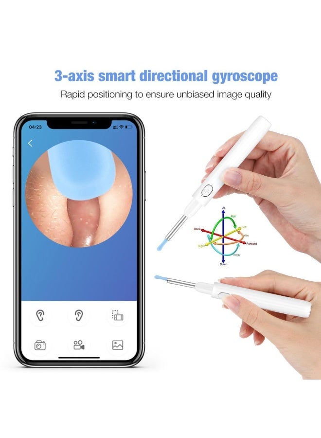 DubaiGallery Ear Wax Cleaner, 1296P FHD Otoscope Ear Cleaning Kit, Ear Cleaner Earwax Removal Camera with Lights, Ear Wax Removal Tool, Earwax Removal Kit for iPhone, iPad & Android Smart Phones  - Image 4