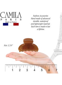 CAMILA Paris Cp3426 French Hair Clip For Women Girls Hair Claw Clips Jaw For Thick Volume Hair Fashion Durable And Styling Hair Accessories For Women Strong Hold No Slip Grip Made In France  - Image 5
