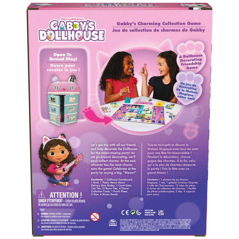 Spin Master Games, Gabby’s Dollhouse, Charming Collection Board Game for Kids & Family, 2-4 Players, for Ages 4 & Up - Image 5