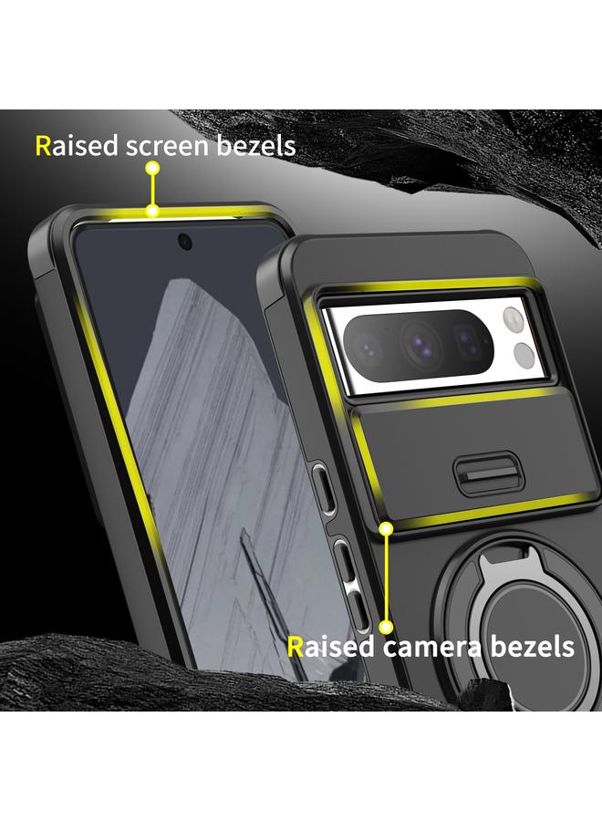 S-TOP Case For Google Pixel 9 / 9 Pro Sliding Camshield Ring Holder Phone Case - Image 4
