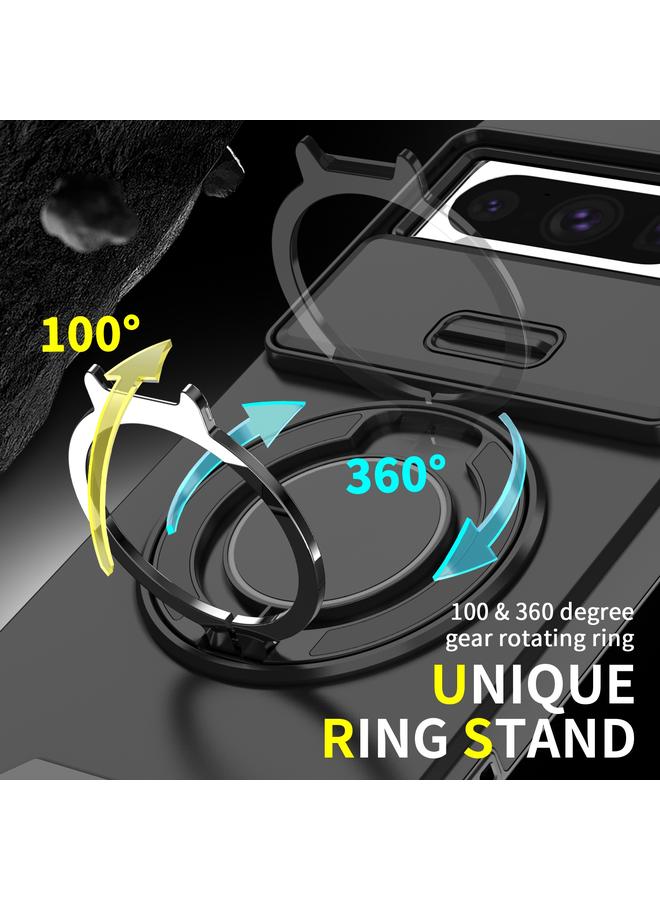 S-TOP Case For Google Pixel 9 / 9 Pro Sliding Camshield Ring Holder Phone Case - Image 3