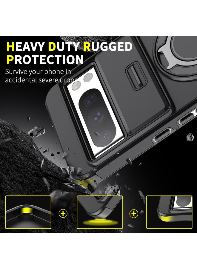 S-TOP Case For Google Pixel 9 / 9 Pro Sliding Camshield Ring Holder Phone Case - Image 2