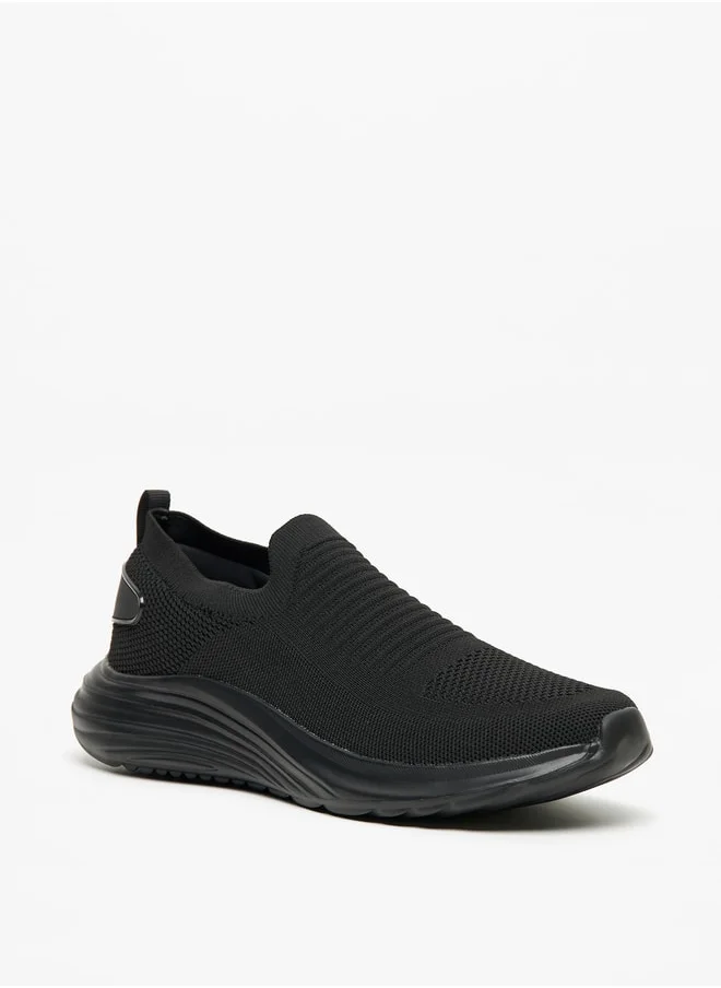 داش Mens Textured Slip-On Sports Shoes