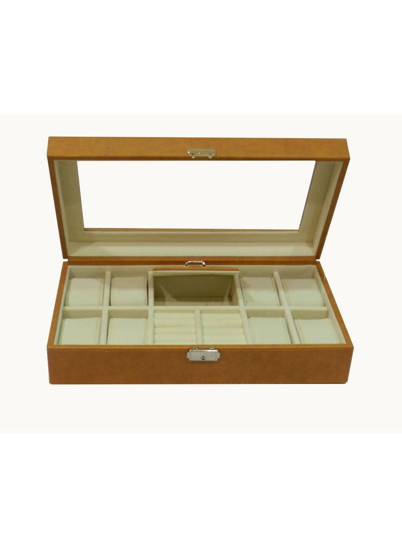 LAVERI LEATHER Laveri Faux Leather Designer New Collection 08 Watch Case And Jewellery Box - Image 1