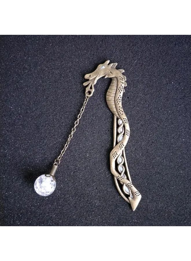 Luminous Dragon Bookmark Glows In The Dark Bronze Zinc Alloy Retro Novelty Gift For Book Lovers - Image 5