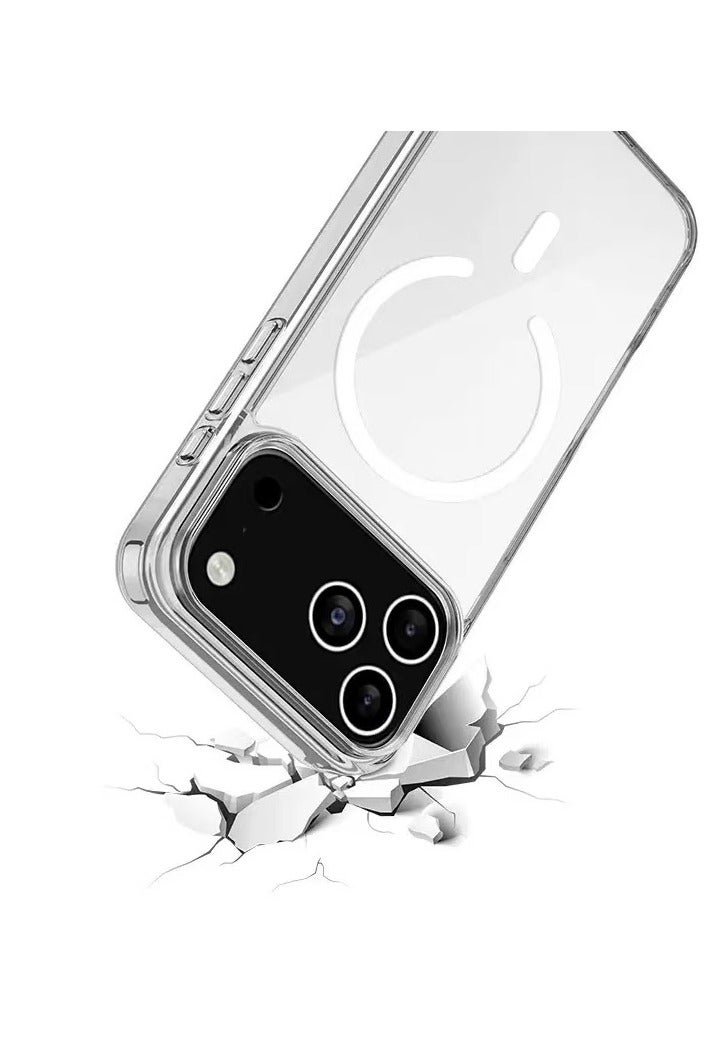 DKNG For iPhone 17 pro max Magsafe Case Transparent [N52 Strong Magnetism] iPhone 17pro max case is anti-yellow and scratch-resistant, ultra-thin, iphone17pro max 6.9 inch magnetic case transparent - Image 4