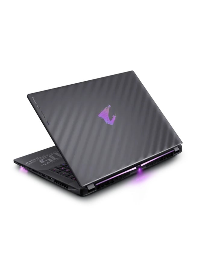 جيجابايت لابتوب الألعاب Aorus Master 18 BZH بشاشة WQXGA مقاس 18 بوصة (2560x1600) بتردد 240 هرتز، معالج Core Ultra 9 275HX، ذاكرة وصول عشوائي DDR5 سعة 64 جيجابايت، قرص صلب SSD سعة 2 تيرابايت، نظام التشغيل Windows 11 Pro، بطاقة رسومات NVIDIA GeForce RTX 5090 بسعة 24 جيجابايت، يدعم اللغتين الإنجليزية والعربية، اللون أسود الإنجليزية/العربية أسود - Image 5