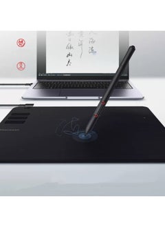 AiQi 16,384-Level Pressure Sensitivity Graphics Tablet | 5080 LPI High Precision  Pen Black + 300 PPS High-Speed Response, Professional-Grade Pen Tablet Compatible with Windows/macOS/Android, Works with PS, SAI, Procreate  - Image 5