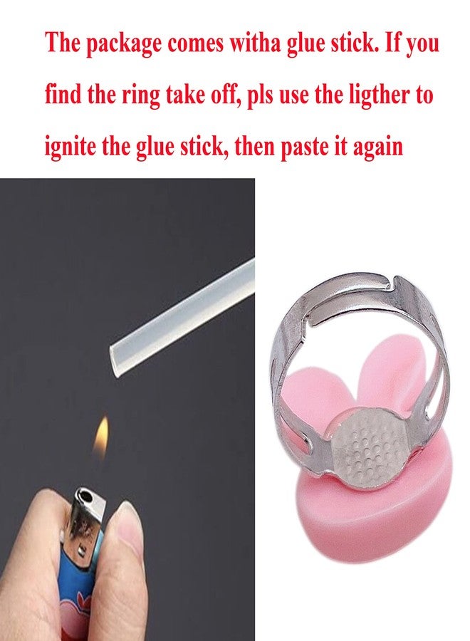 monochef 24pcs Rings for Girls Kids Dress Up Rings Jewelry Set Lovely Toys For Little Girls Adjustable, No Duplication, Girl Pretend Play Gift With Box - Image 2