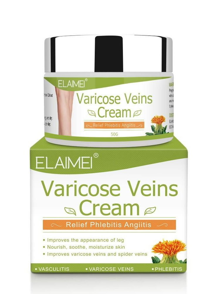 Elaimei Natural Ingredients Varicose Veins Vasculitis and Phlebitis Relief Cream 50 g - Image 1