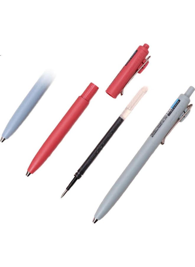 Uni Mitsubishi Uni-Ball One Series, Medium Core Second Generation Red Gel Pen, High Aesthetic Value, 0.5Mm Signing Pen, Student Pen Set, Umn-Sf 5 Pieces - Image 2