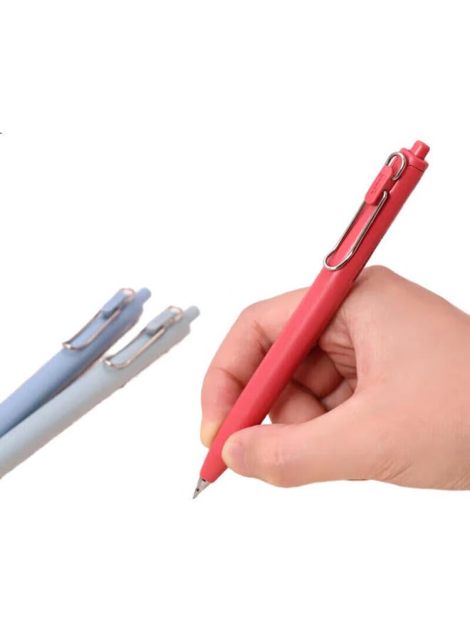 Uni Mitsubishi Uni-Ball One Series, Medium Core Second Generation Red Gel Pen, High Aesthetic Value, 0.5Mm Signing Pen, Student Pen Set, Umn-Sf 5 Pieces - Image 3