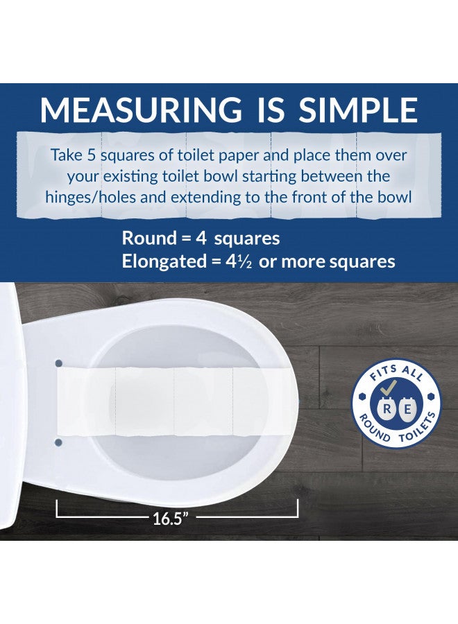 Bemis 500EC 063 Toilet Seat with Easy Clean & Change Hinges, 1 Pack Round, Venetian Pink - Image 4