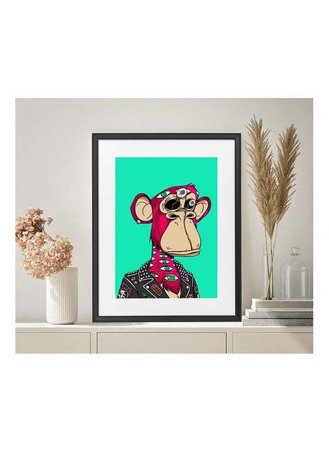 Bored Ape Yacht Club #181 Poster With Frame 50x40 cm