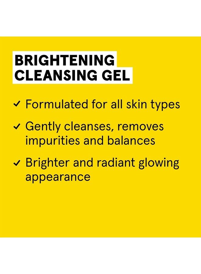 Acure Brightening Cleansing Gel, 100% Vegan for A Brighter Appearance, Pomegranate, Blackberry & Acai, Antioxidant, Rich & Super Gentle, All Skin Types, Superfruit + Chlorella, 4 Fl Oz - Image 2
