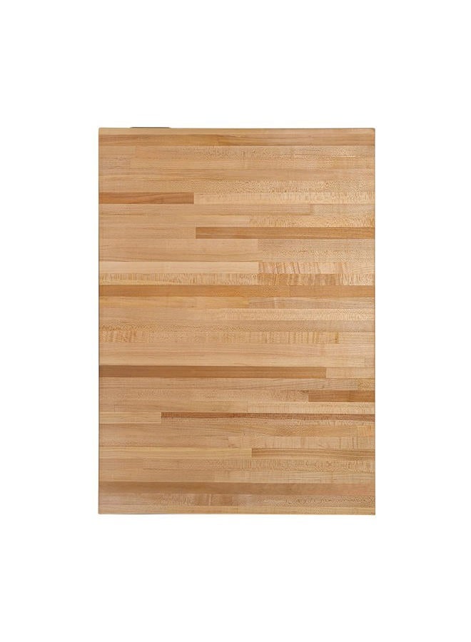 CONSDAN Butcher Block Counter Top, USA Grown Hard Maple Solid Hardwood Countertop, Washer/Laundry Countertop, Table Top, Polished, Prefinished with Food-safe Oil, 1.5" Thickness, 12" L x 25" W - Image 1