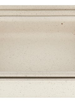 Alsaif Gallery Turkish Granite Rectangular Oven Tray Set Beige 3 Pieces  - Image 4