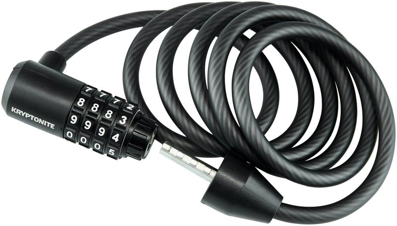 Kryptonite Kryptoflex 815 8Mm Combo Cable Bicycle Lock  Black  8Mm X 152Cm - Image 3