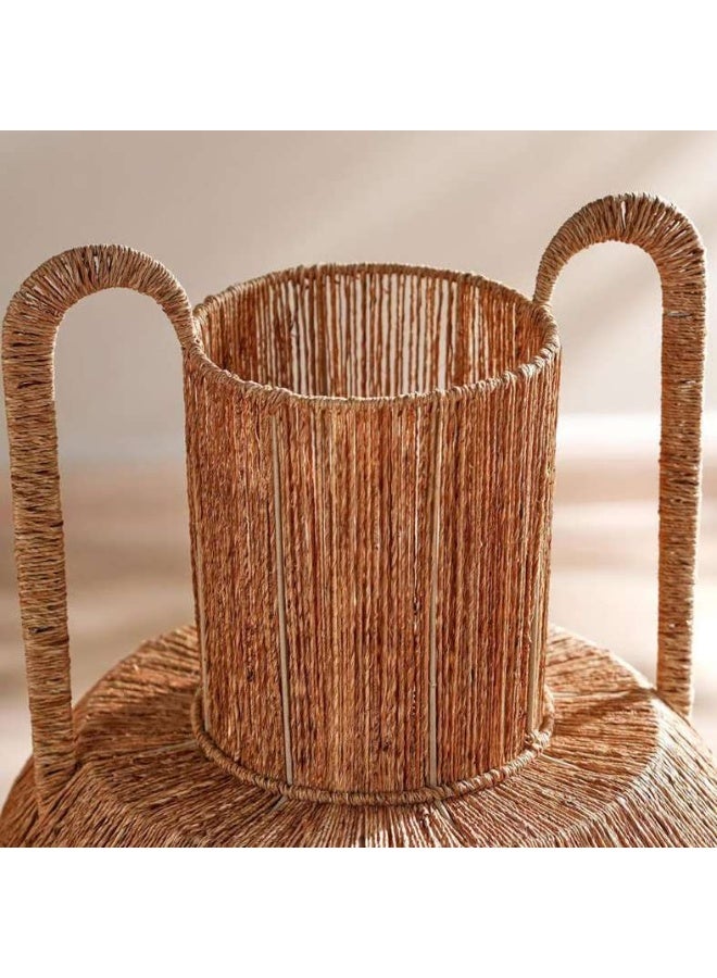Pan Home Natural Jute Vase with Two Handles - Image 2