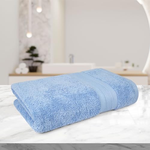 Trident Soft Comfort Air Rich 100% Cotton Towels for Bath, 500 GSM Large Size Bathroom Towels for Men/Women, 1 Piece Bath Towel (69cm x 137cm), Alure - Image 5