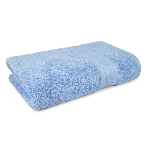 Trident Soft Comfort Air Rich 100% Cotton Towels for Bath, 500 GSM Large Size Bathroom Towels for Men/Women, 1 Piece Bath Towel (69cm x 137cm), Alure - Image 1