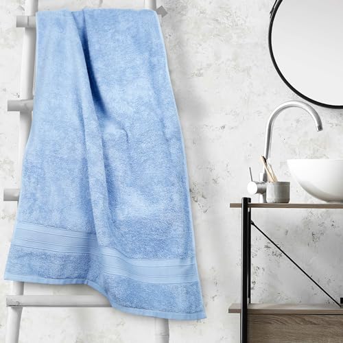Trident Soft Comfort Air Rich 100% Cotton Towels for Bath, 500 GSM Large Size Bathroom Towels for Men/Women, 1 Piece Bath Towel (69cm x 137cm), Alure - Image 2