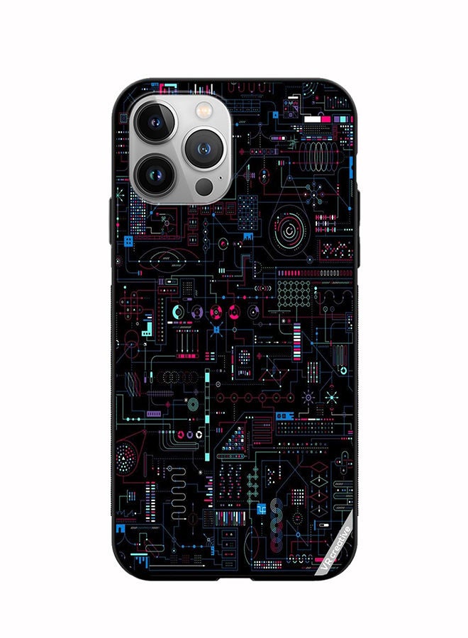 VR CREATIVE Protective Case Cover For Apple iPhone 11 Pro Max Circuit Board Design Multicolour - Image 1
