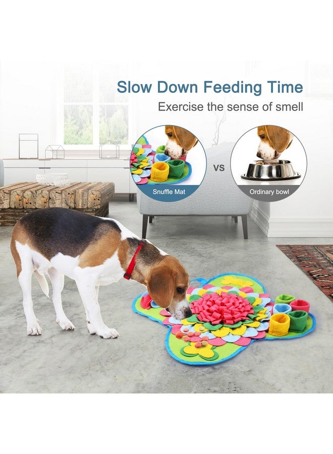 Ankilo Newest Snuffle Mat For Dogs, 20'' X 20'' Dog Feeding Mat For Smell Training Slow Eating, Dog Puzzle Mat, Dog Interaction Toys For Stress Release, For Small Medium Large Dogs - Image 4