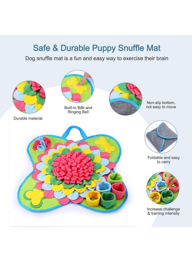 Ankilo Newest Snuffle Mat For Dogs, 20'' X 20'' Dog Feeding Mat For Smell Training Slow Eating, Dog Puzzle Mat, Dog Interaction Toys For Stress Release, For Small Medium Large Dogs - Image 2