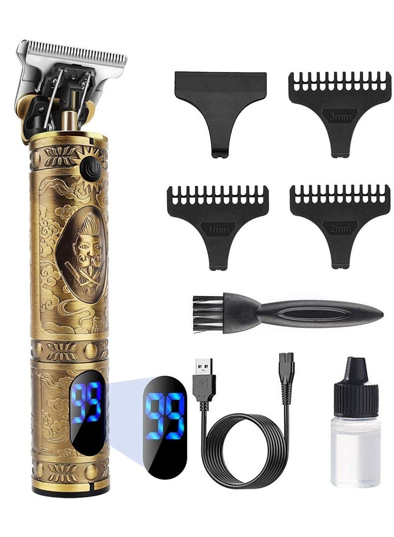 Pick N CLick Professional Men’s Hair Trimmer, Long Hair Trimmer, Beard Trimmer, Cordless Hair Trimmer, Rechargeable, LED Display, Beard Trimmer for Men and Hairdressers. - Image 1