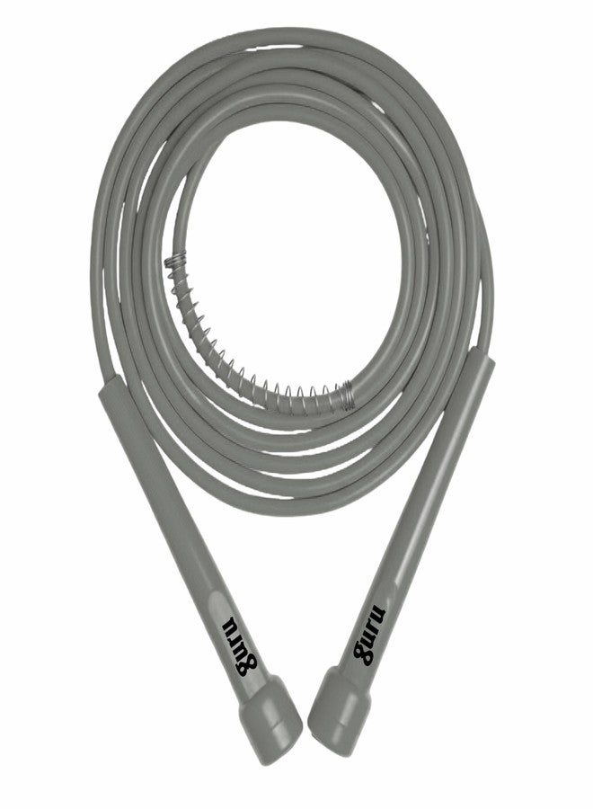 GURU Skipping Rope, Grey Adjustable Jumping Rope For Men & Women & For Kids Ideal For Gym/Exercise Rope For Workout - Image 2
