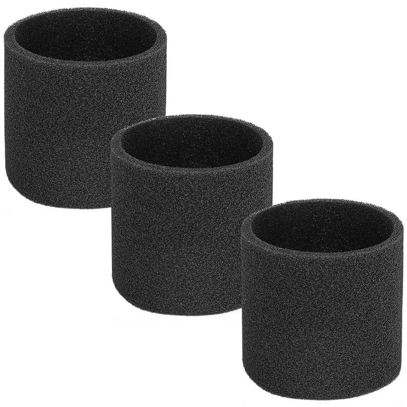 HZPOWEN Shop Vac Replacement Filter  3 Pack Foam Sleeve VF2001 Filters for Wet Dry Vacuum Cleaner Fit for ShopVac Vacmaster  Genie 