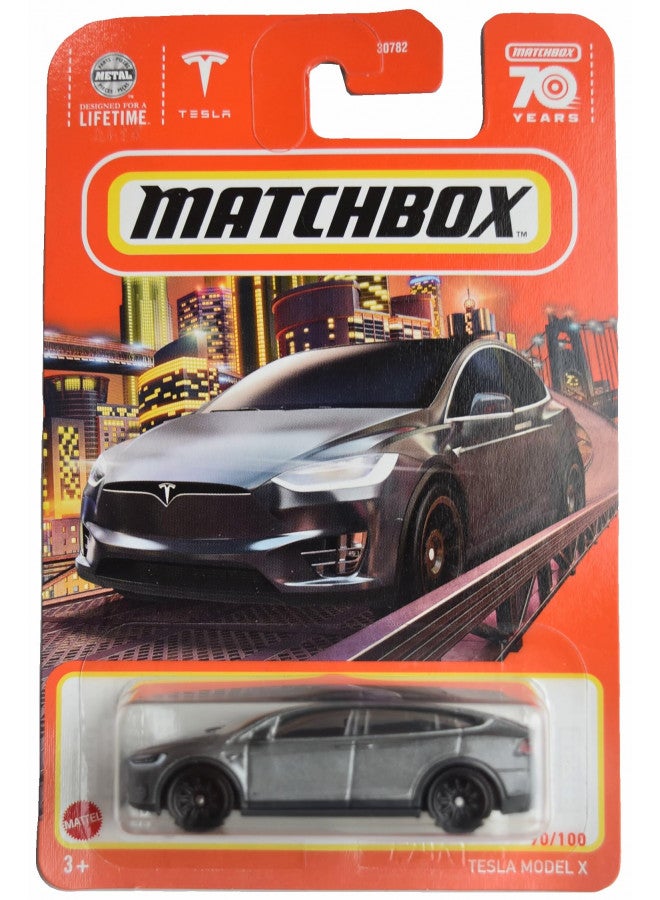 Matchbox Tesla Model X, Gray 90/100