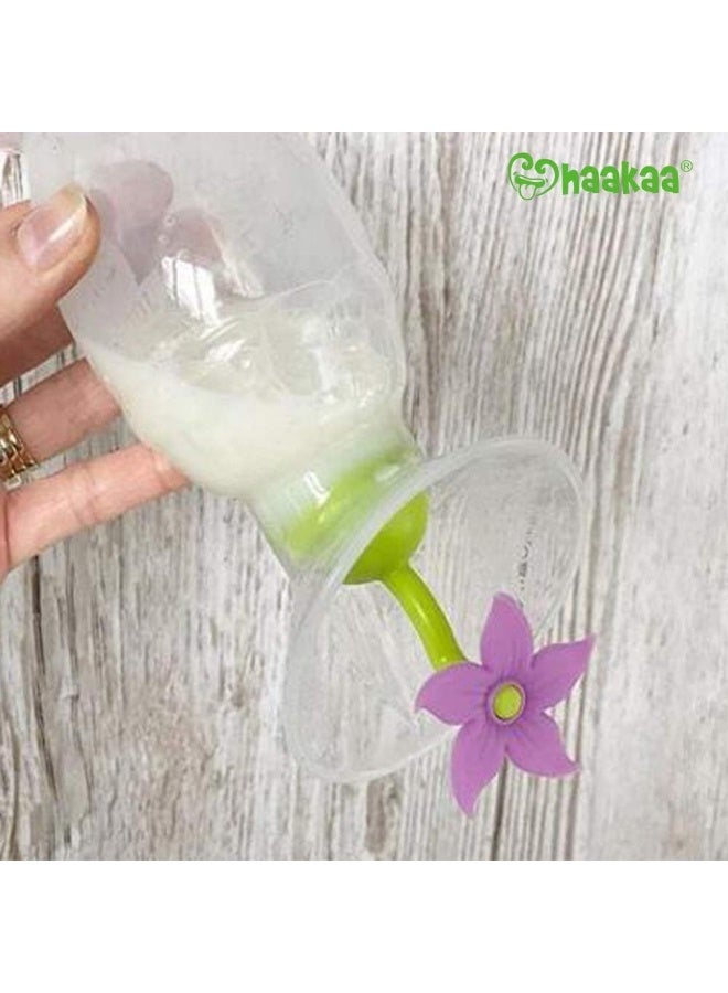 Haakaa Silicone Breast Pump Flower Stopper - Image 4