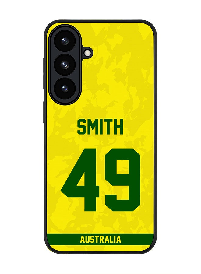 For Samsung Galaxy S26 Case,Slim fit Camera Protection, Shockproof Thin Phone cover  - Australia Steve Smith, Jersey No 49