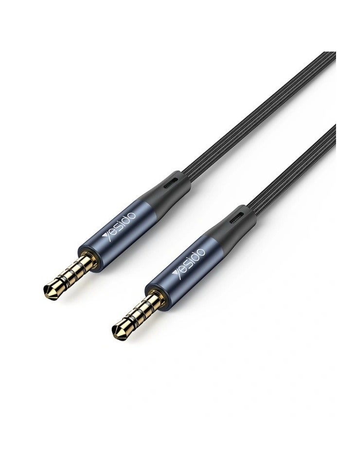 Yesido YAU43 3.5mm to 3.5mm AUX Audio Adapter Cable, Length: 1m YAU43 - Image 1