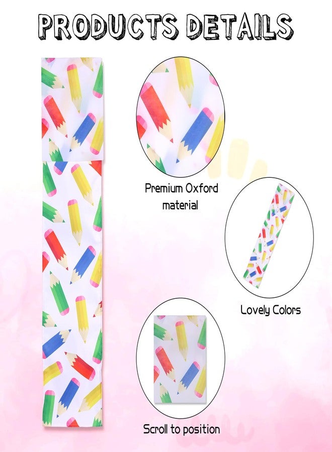 ChYoung Classroom Door Window Cover Lockdown Blackout Stick on Door Curtains Shades Small Window Coverings for Nursery Office School, 8x36 Inch - Image 5